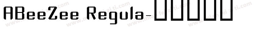 ABeeZee Regula字体转换